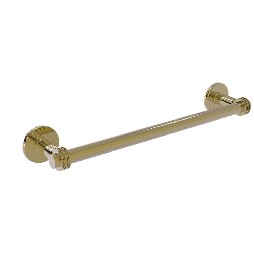 Allied Brass Continental Collection 18 Inch Towel Bar with Dotted Detail