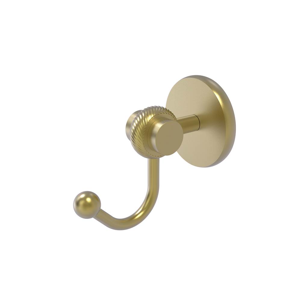 Allied Brass Satellite Orbit Two Collection Robe Hook with Twisted Accents