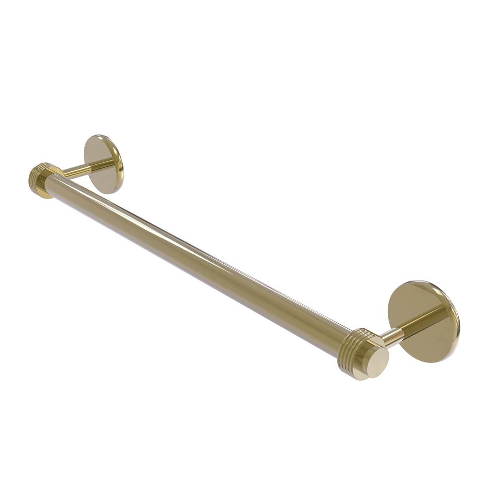 Allied Brass Satellite Orbit Two Collection 30 Inch Towel Bar with Groovy Detail