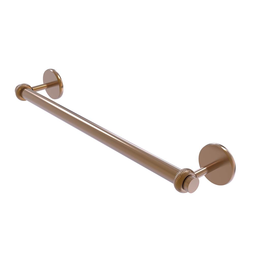 Allied Brass Satellite Orbit Two Collection 24 Inch Towel Bar with Twist Detail