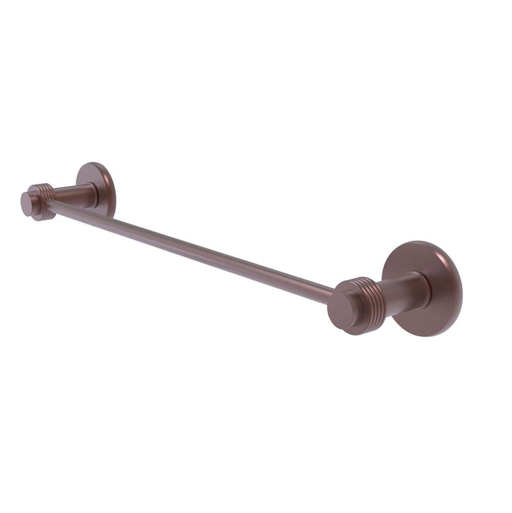 Allied Brass Mercury Collection 36 Inch Towel Bar with Groovy Accent