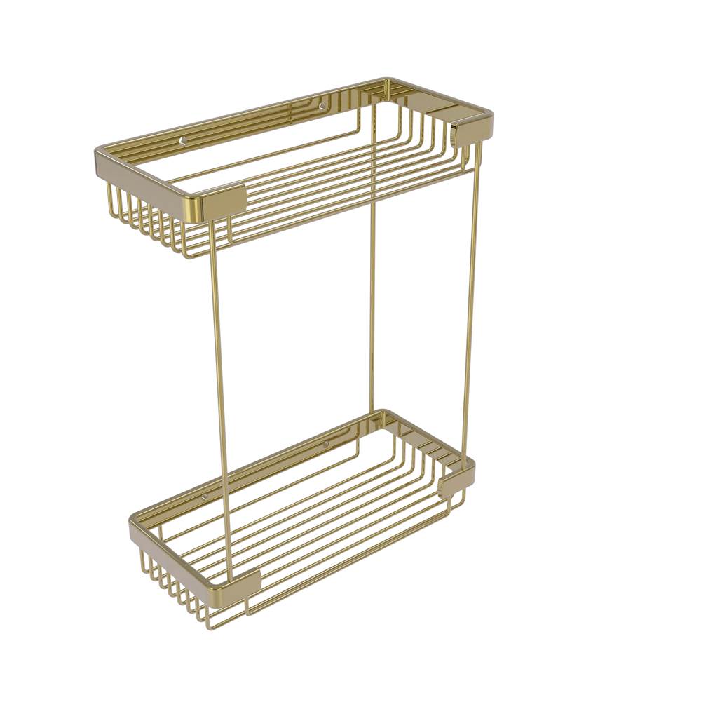 Allied Brass Double Tier Rectangular Toiletry Shower Basket