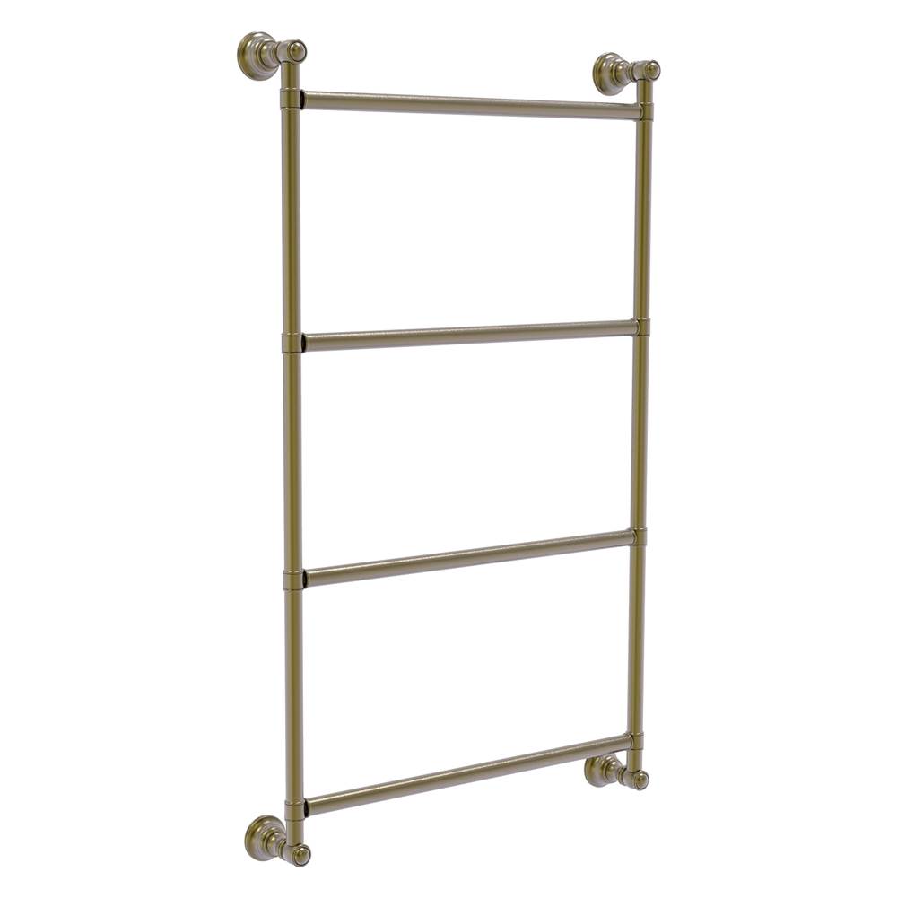 Allied Brass Carolina Collection 4 Tier 30 Inch Ladder Towel Bar - Antique Brass