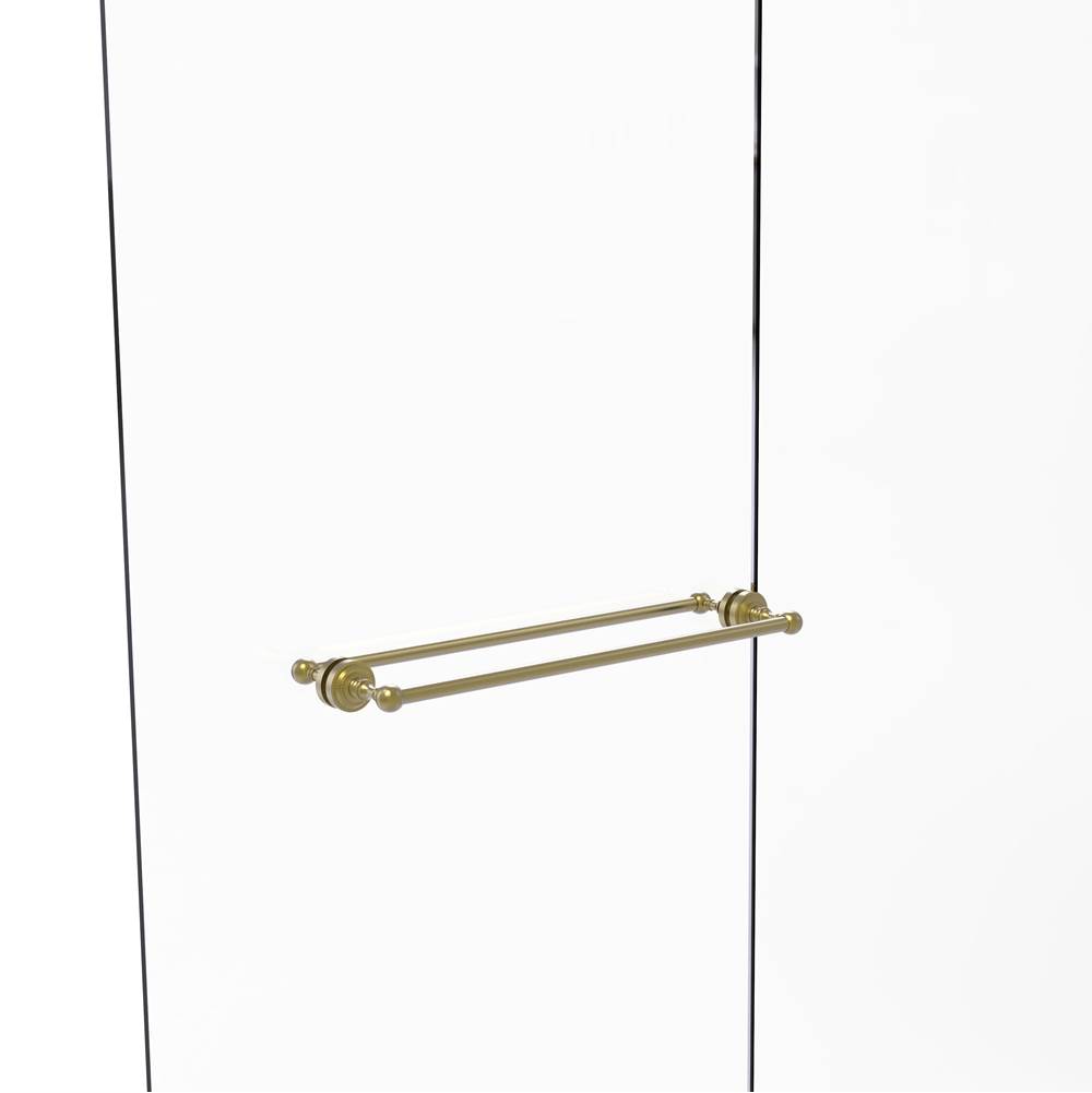 Allied Brass Dottingham Collection 24 Inch Back to Back Shower Door Towel Bar