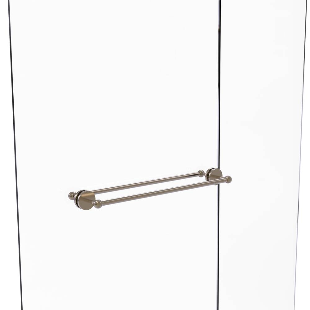 Allied Brass Prestige Skyline Collection 24 Inch Back to Back Shower Door Towel Bar