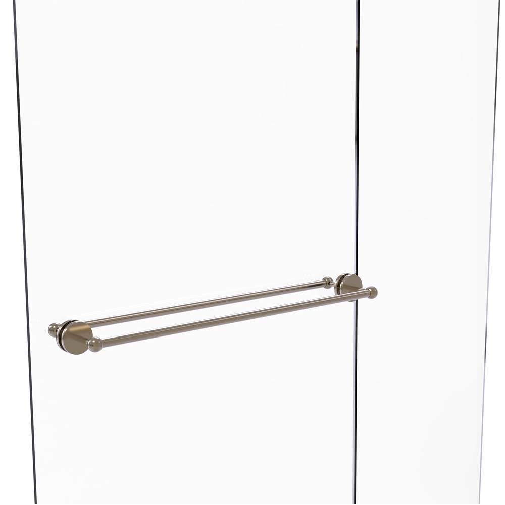 Allied Brass Prestige Skyline Collection 30 Inch Back to Back Shower Door Towel Bar