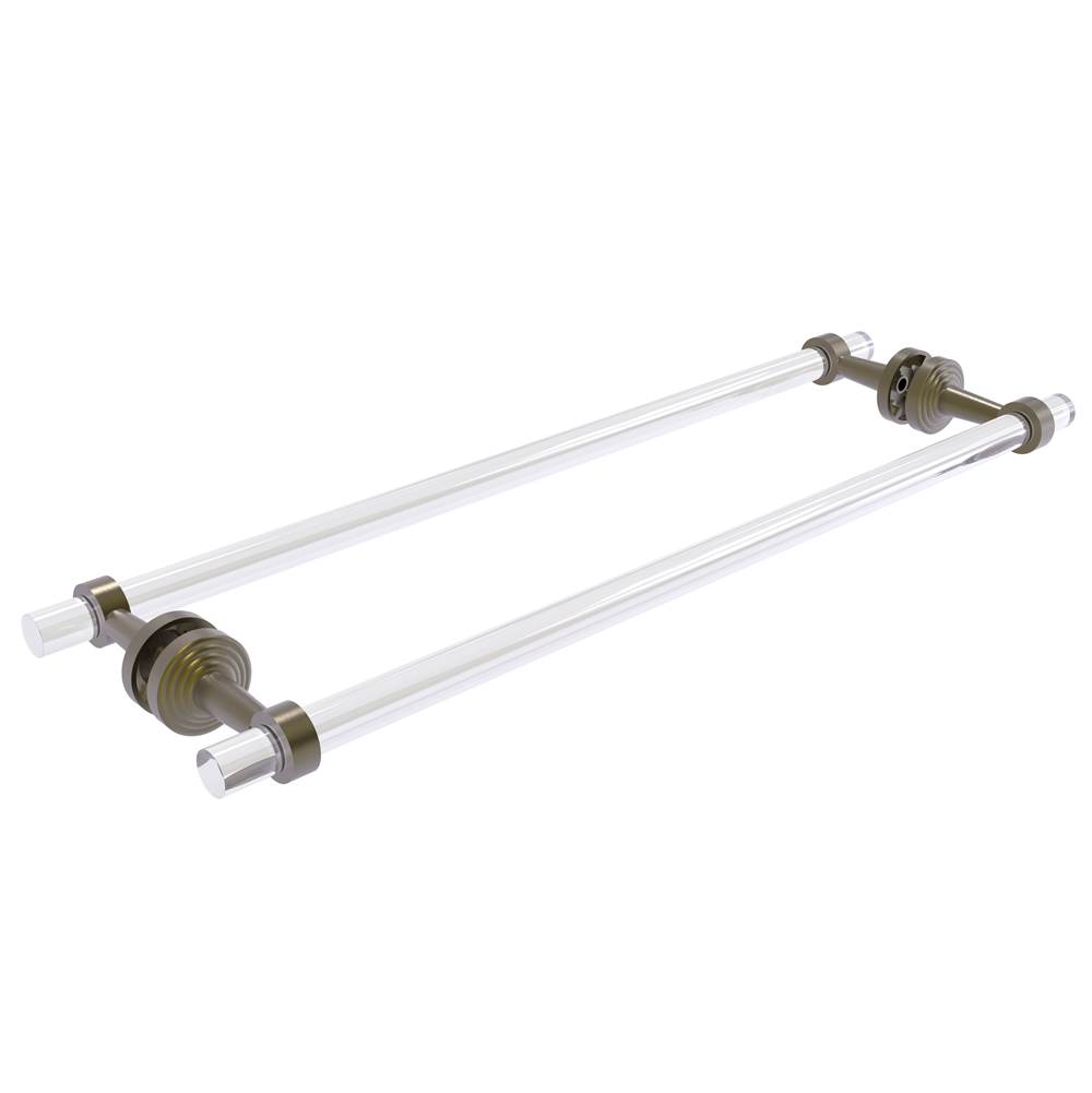 Allied Brass Pacific Beach Collection 24 Inch Back to Back Shower Door Towel Bar