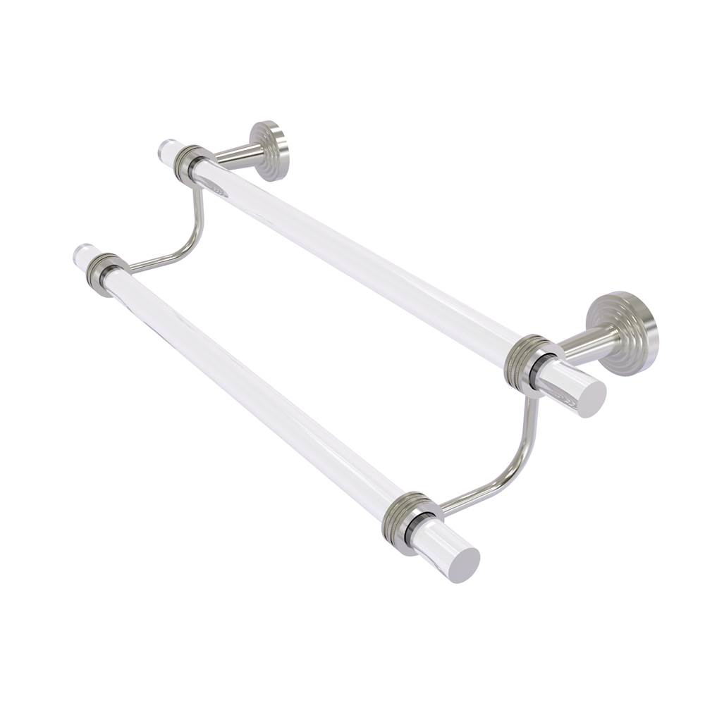 Allied Brass Pacific Beach Collection 36 Inch Double Towel Bar with Dotted Accents