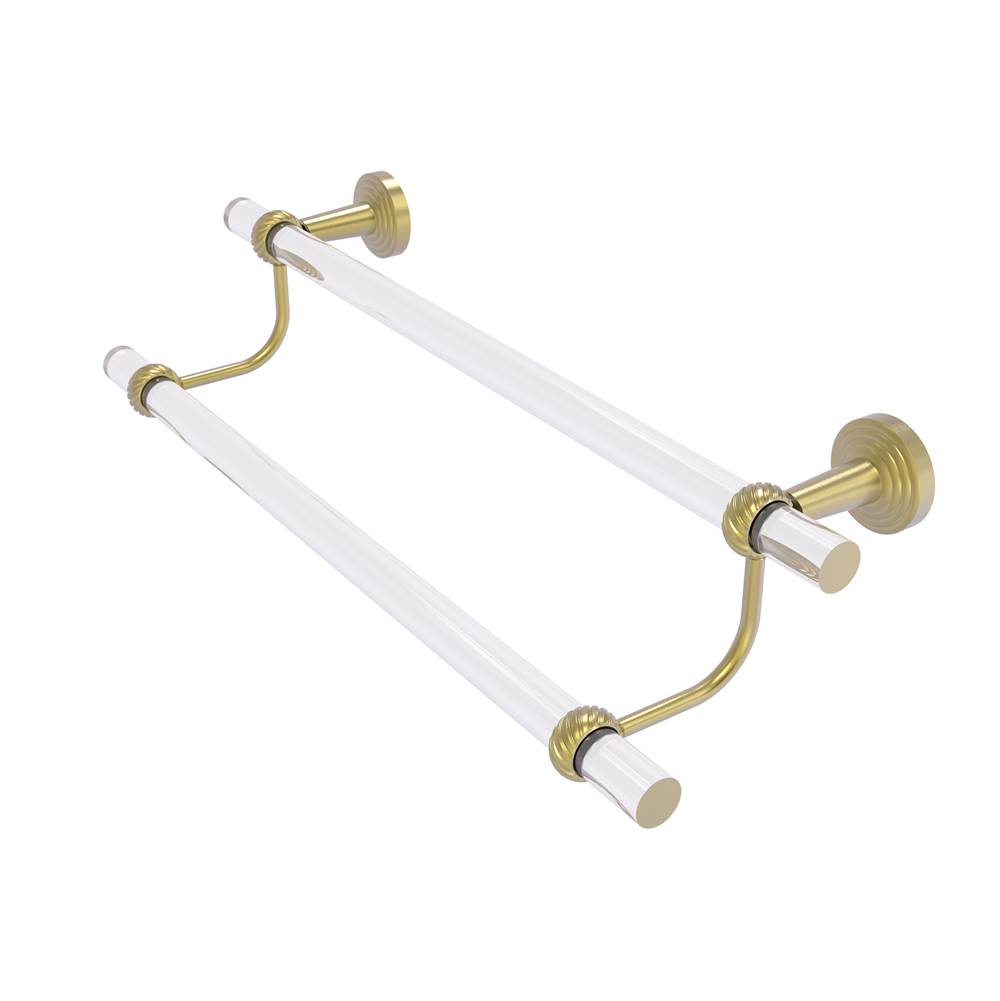 Allied Brass Pacific Beach Collection 30 Inch Double Towel Bar with Twisted Accents