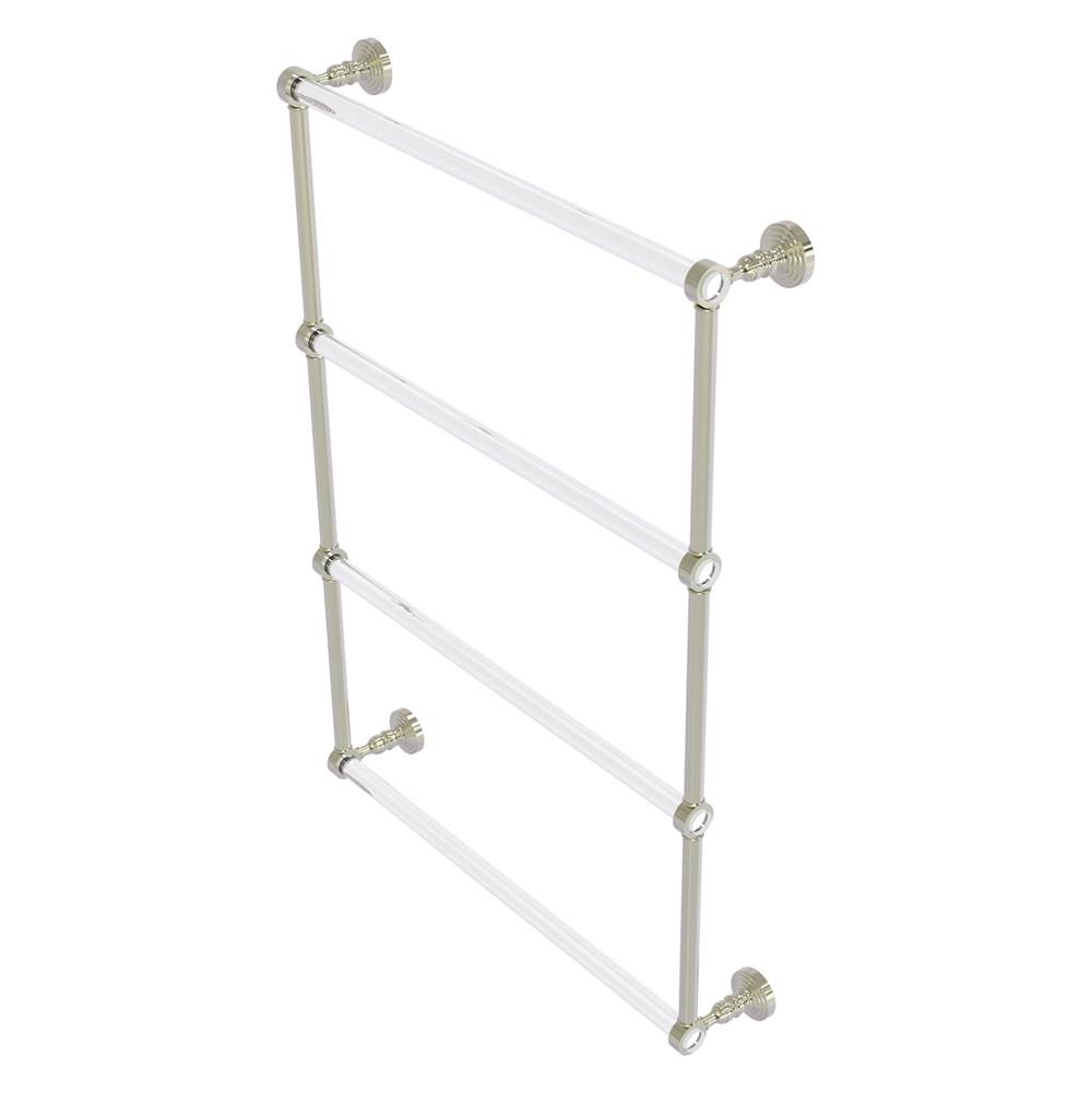 Allied Brass Pacific Grove Collection 4 Tier 24 Inch Ladder Towel Bar - Polished Nickel