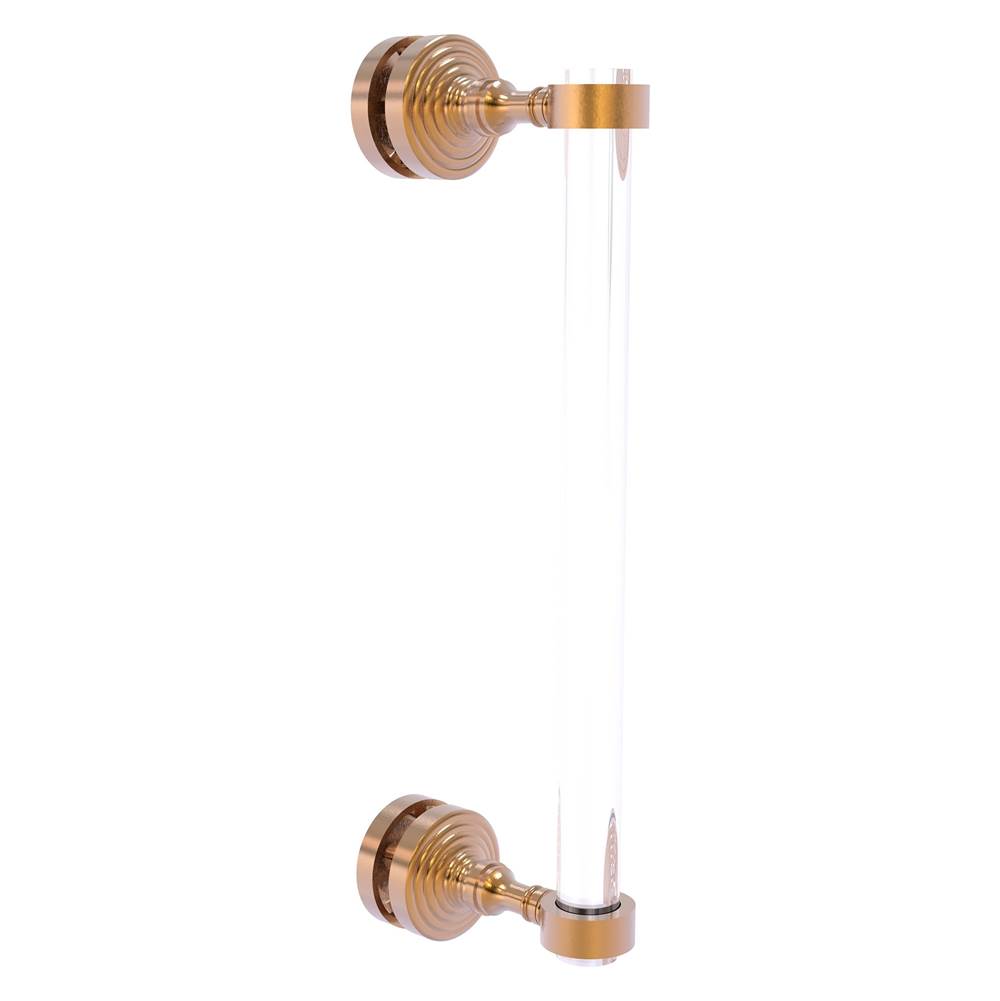 Allied Brass Pacific Grove Collection 12 Inch Single Side Shower Door Pull - Brushed Bronze
