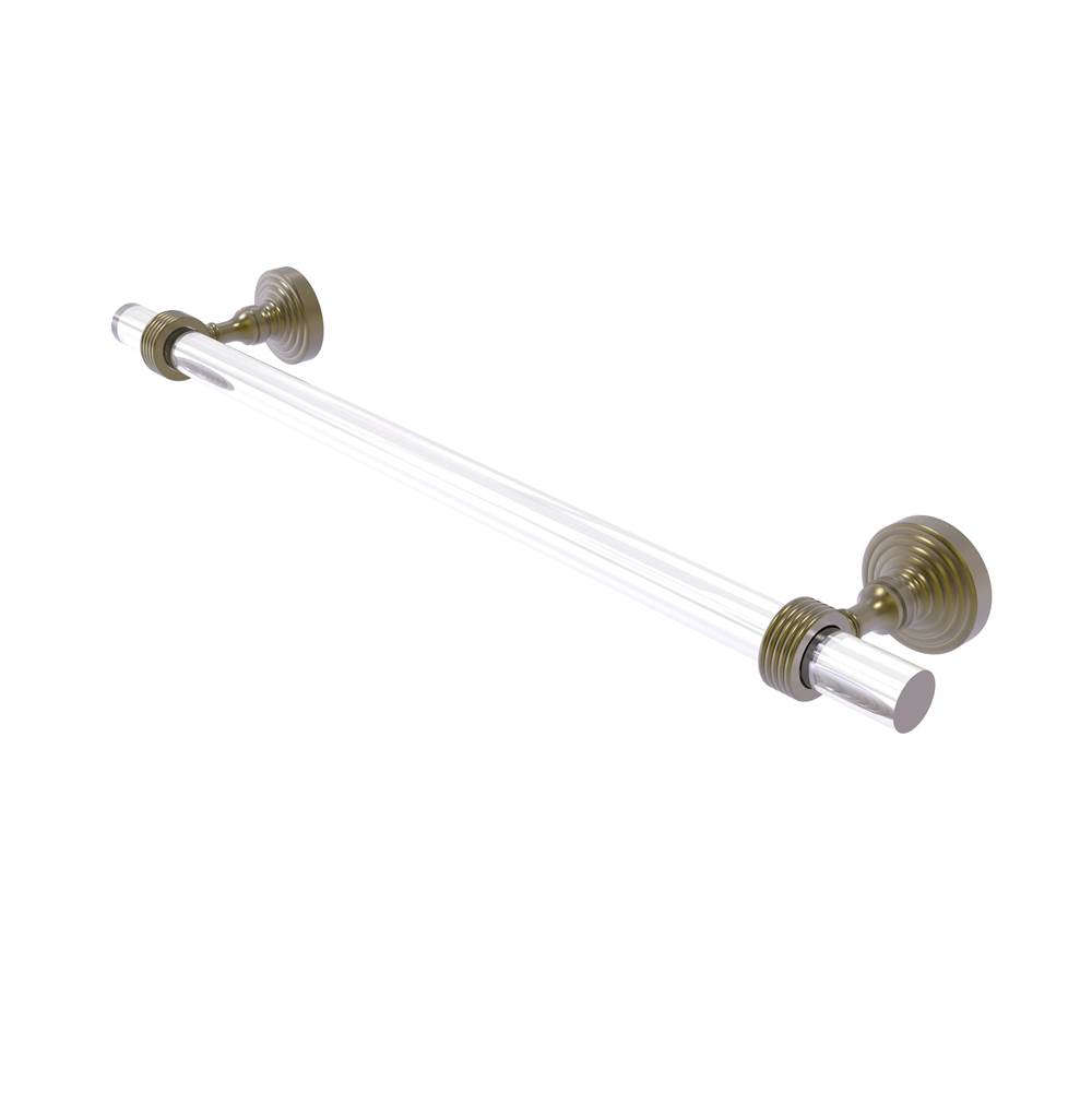 Allied Brass Pacific Grove Collection 24 Inch Towel Bar with Groovy Accents