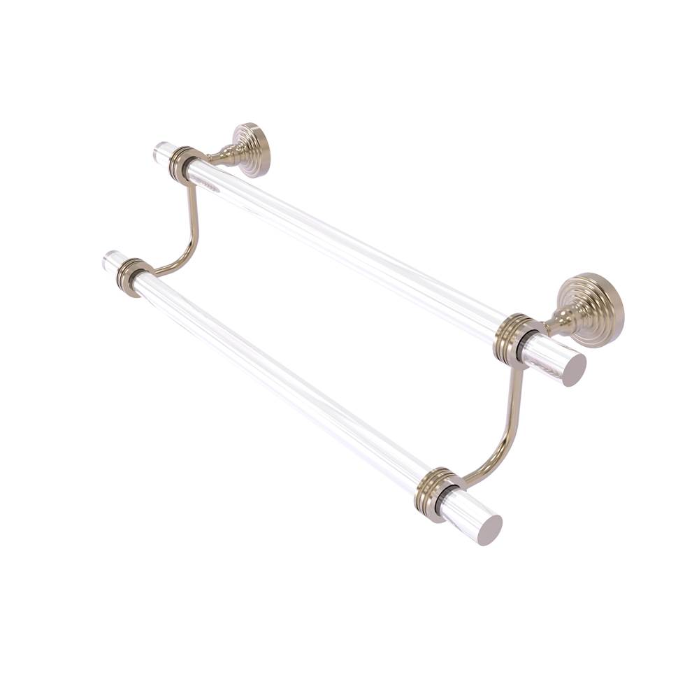 Allied Brass Pacific Grove Collection 36 Inch Double Towel Bar with Dotted Accents