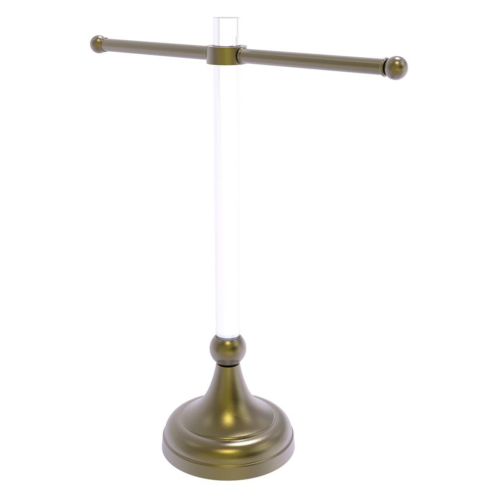 Allied Brass Pacific Grove Collection Free Standing Guest Towel Stand - Antique Brass