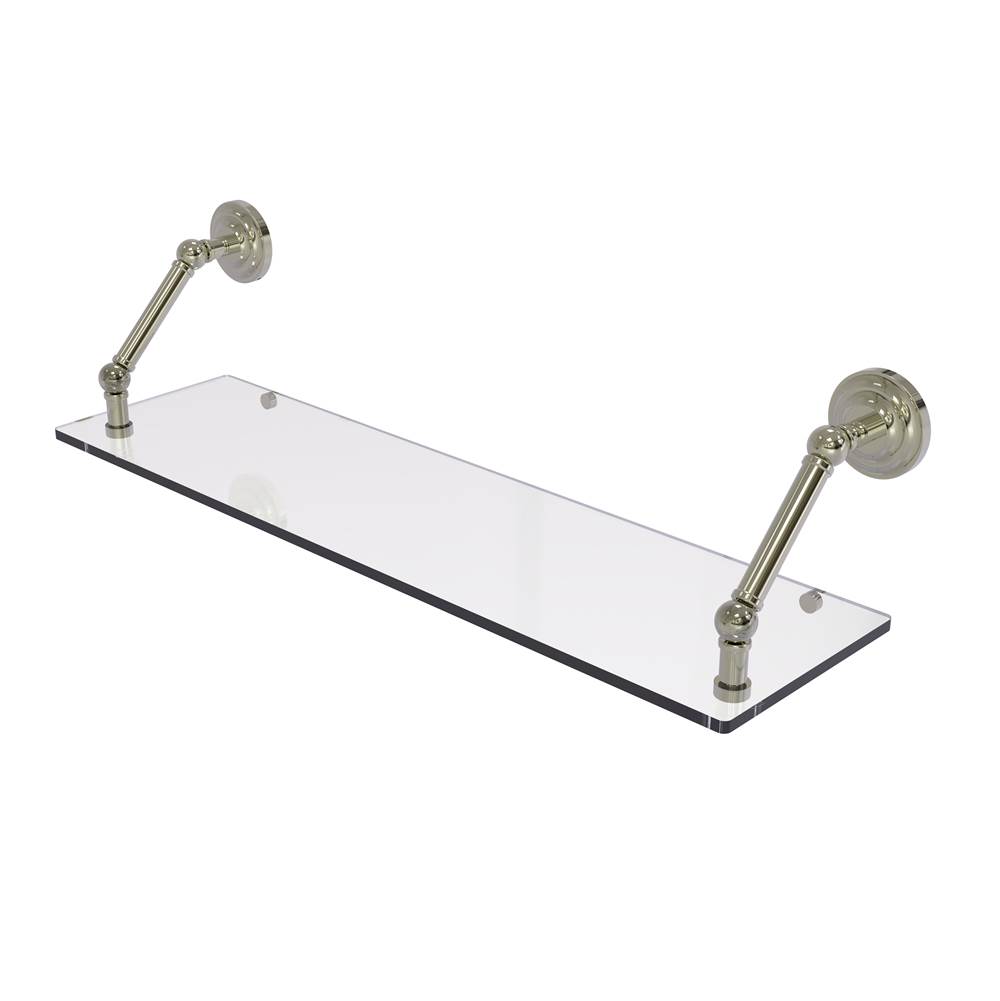 Allied Brass Prestige Que New Collection 30 Inch Floating Glass Shelf
