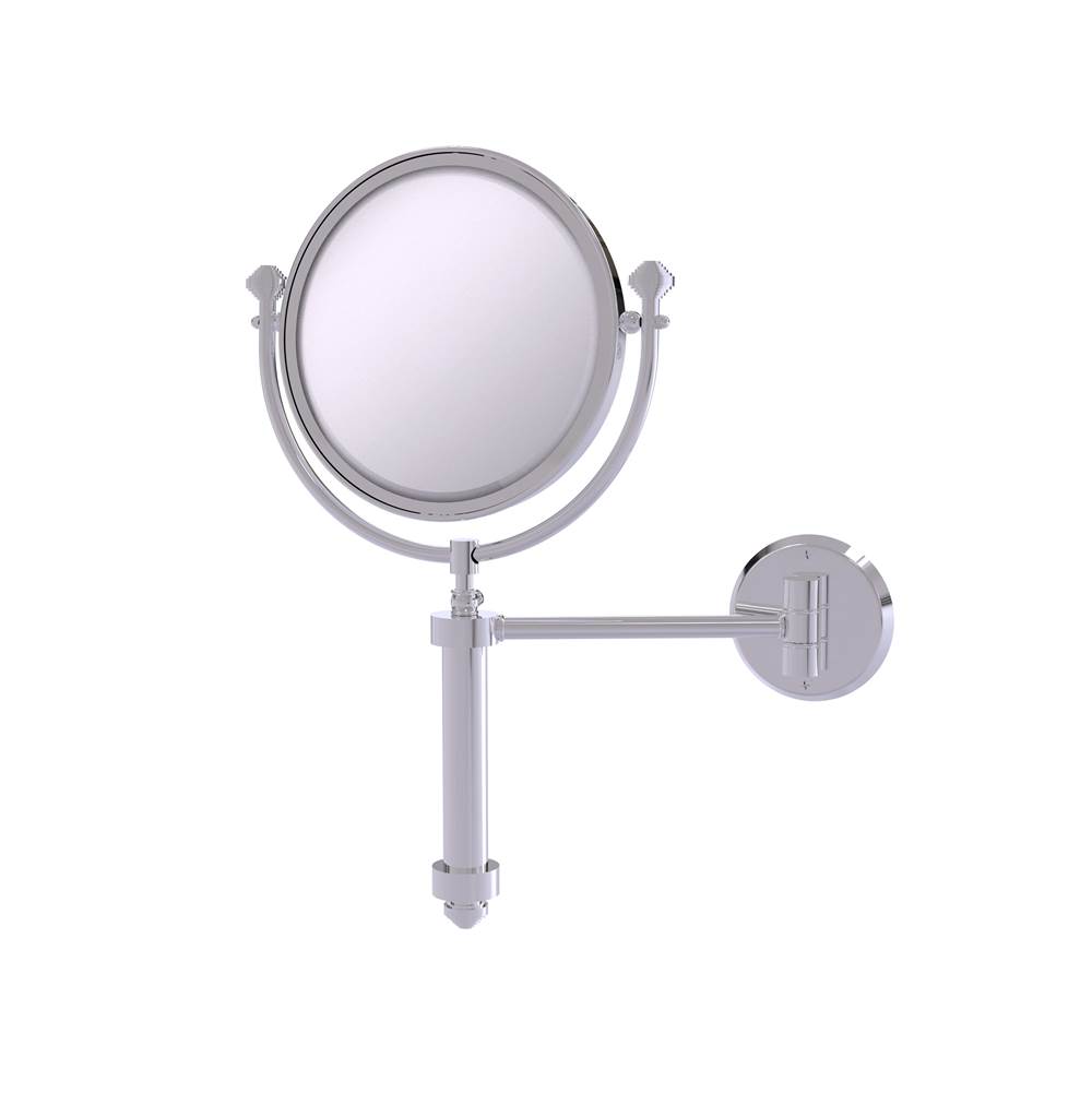Allied Brass Southbeach Collection Wall Mounted Make-Up Mirror 8 Inch Diameter with 5X Magnification