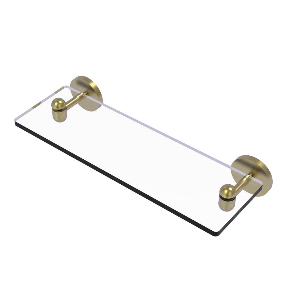 Allied Brass Tango Collection 16 Inch Glass Vanity Shelf with Beveled Edges