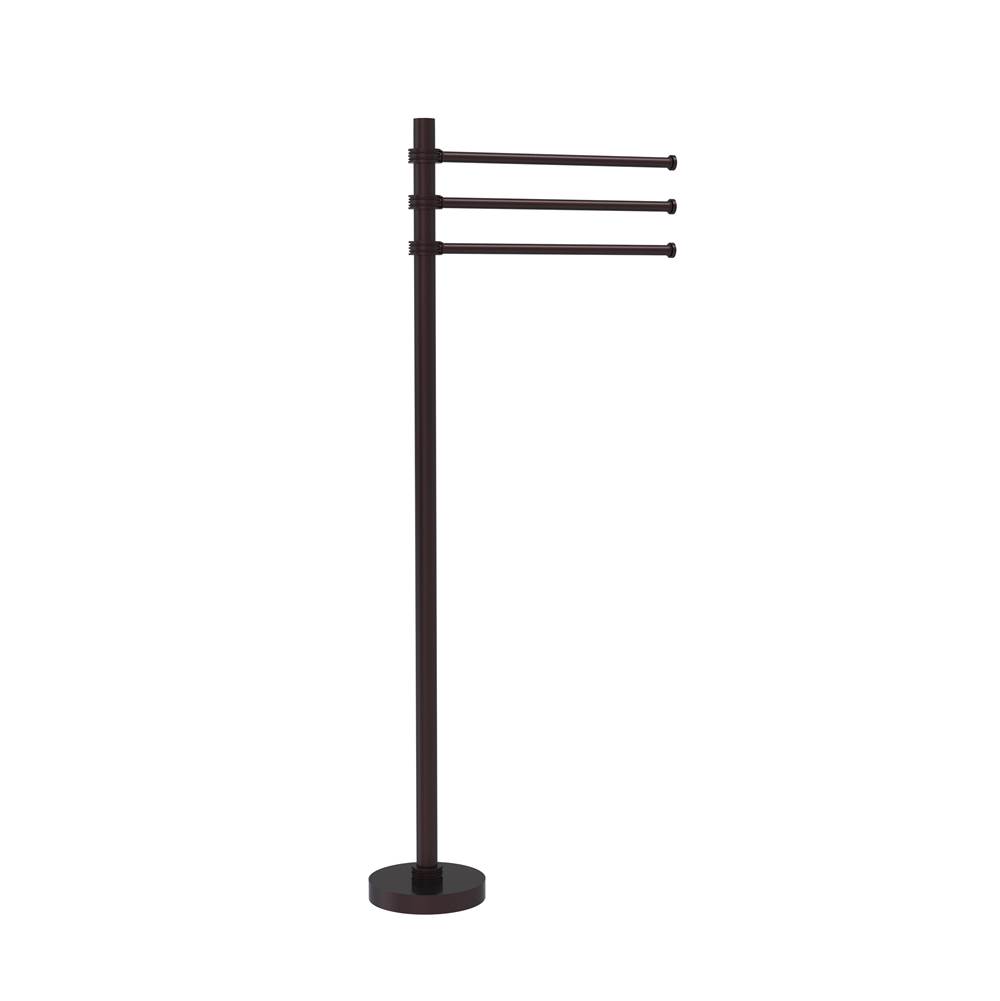 Allied Brass Towel Stand with 3 Pivoting 12 Inch Arms