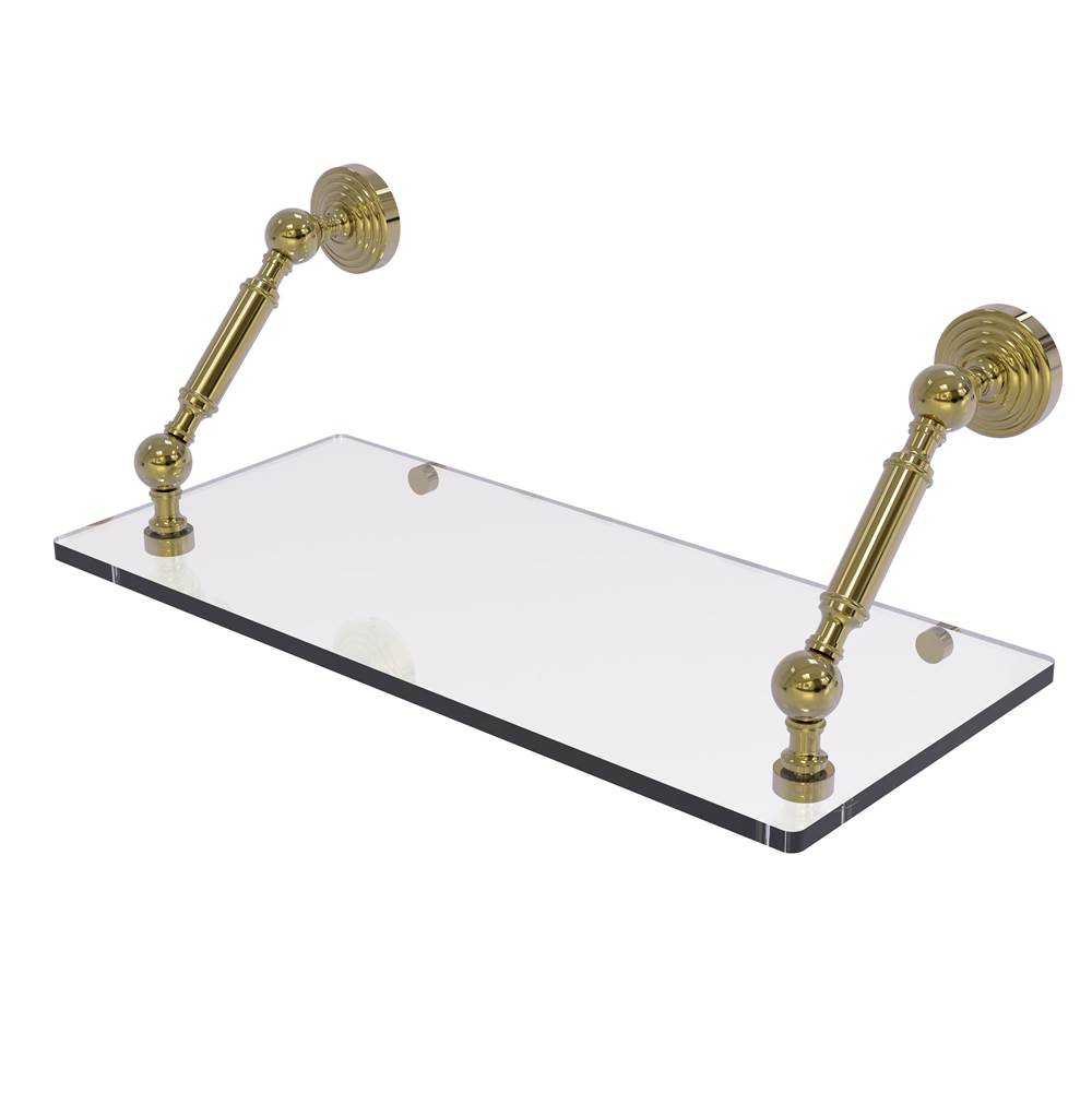 Allied Brass Waverly Place Collection 18 Inch Floating Glass Shelf