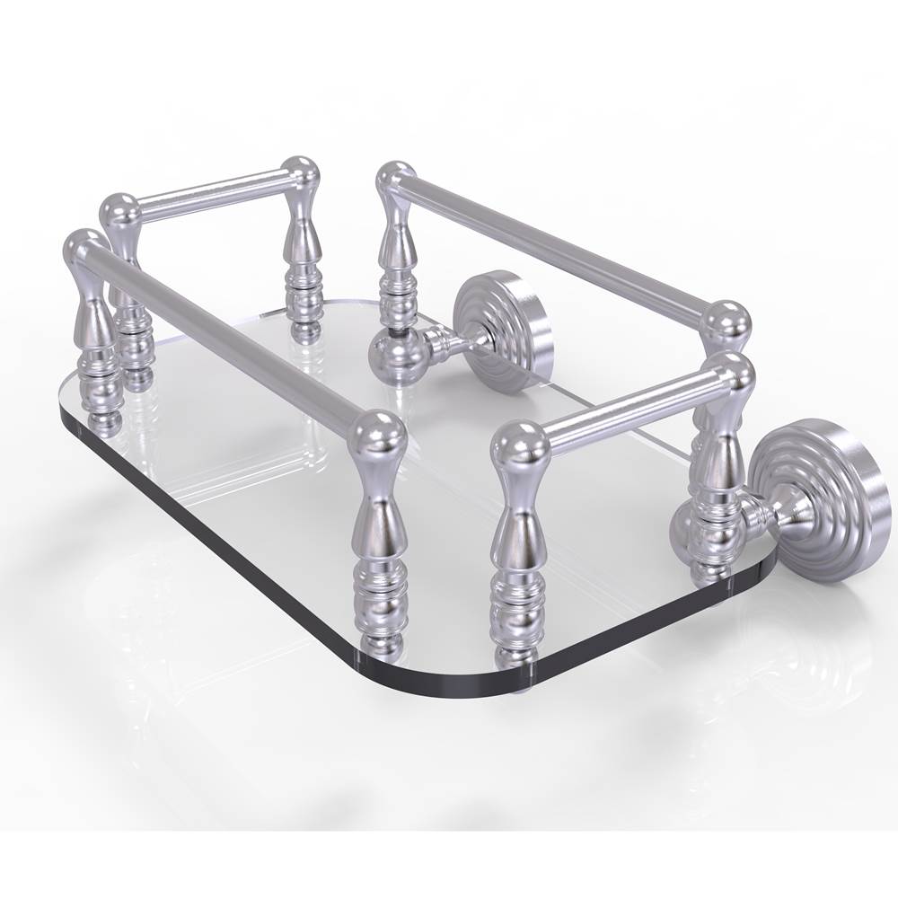 Allied Brass Waverly Place Collection Wall Mounted Glass Guest Towel Tray