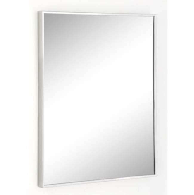 Afina Corporation 24X30 -3/8'' Frame Urban Steel Wall Mirror-Brushed Stainless