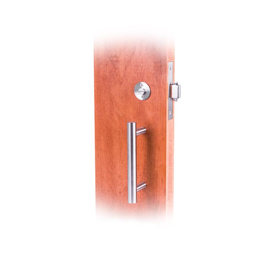 Accurate Lock And Hardware Classroom Deadlock Set for 1 3/4 in. thick doors; includes: 2001ST classroom deadlock (set can only be locked with a key), 7200ADA thumb turn, pair of