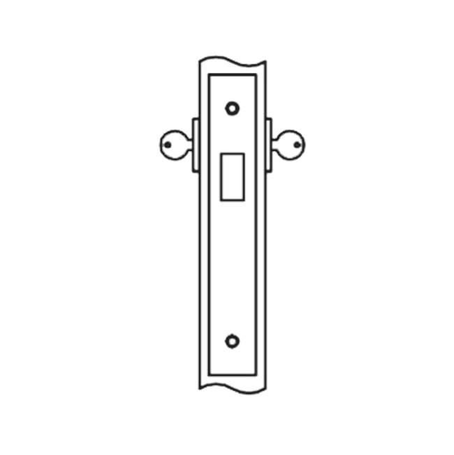Accurate Lock And Hardware Deadlock for use with double cylinders (cylinders not included)