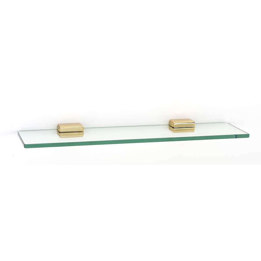 Alno 18'' Glass Shelf W/Brackets