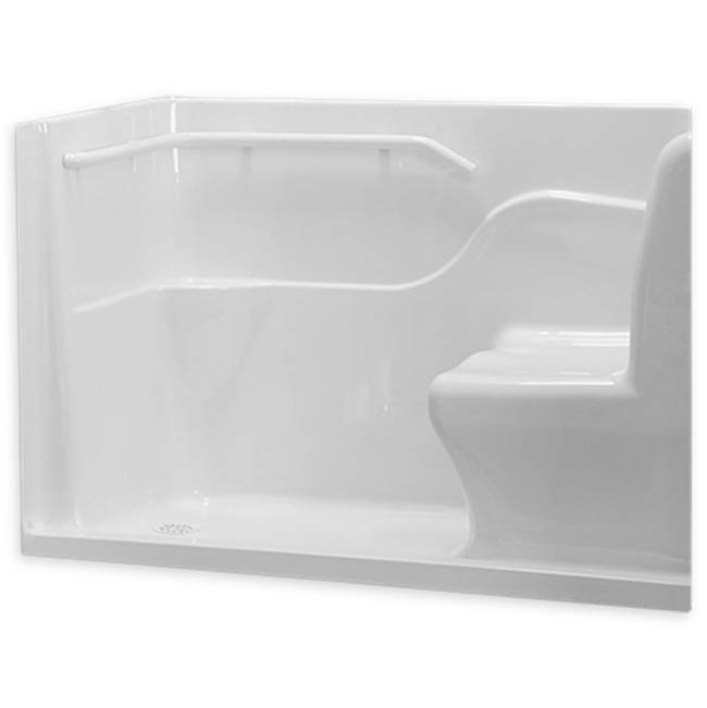 American Standard Acrylic 30 x 60-Inch Walk-in Shower - Right-Hand Drain