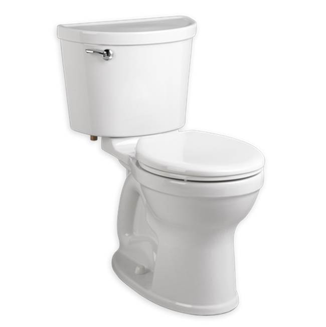 American Standard Champion PRO Two-Piece 1.28 gpf/4.8 Lpf Chair Height Round Front Right Hand Trip Lever Toilet less Seat