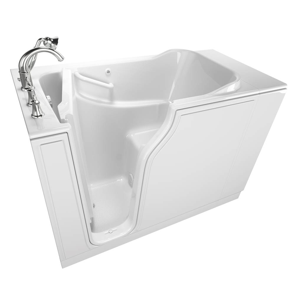 American Standard Gelcoat Value Series 30 x 52 -Inch Walk-in Tub With Soaker System - Left-Hand Drain With Faucet