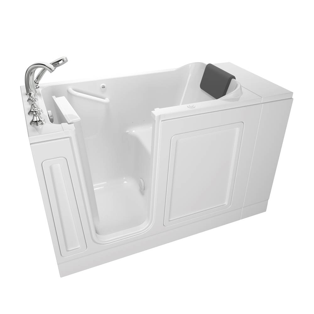 American Standard Acrylic Luxury Series 28 x 48-Inch Walk-in Tub With Air Spa System - Left-Hand Drain With Faucet