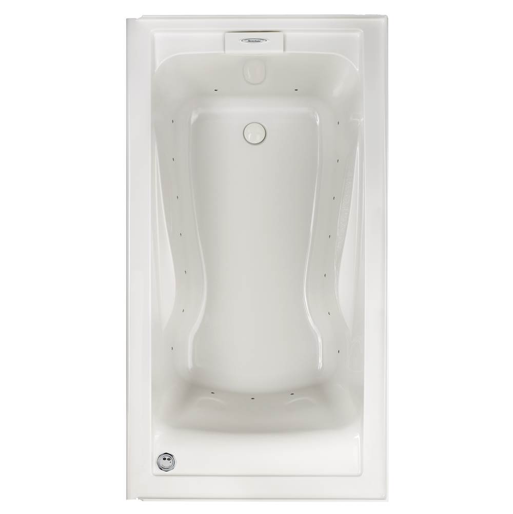 American Standard Evolution® 60 x 32-Inch Deep Soak® Integral Apron Bathtub Left-Hand Outlet With EverClean® Air Bath System