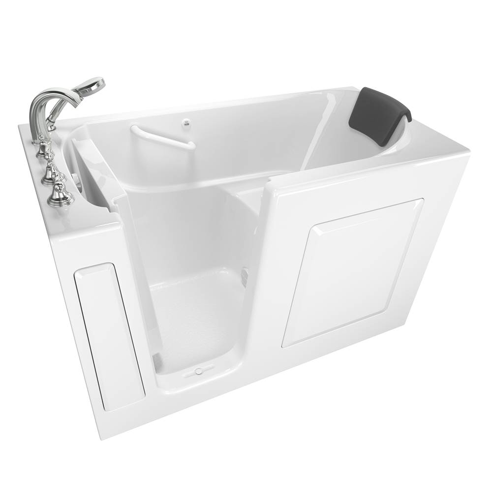 American Standard Gelcoat Premium Series 30 x 60 -Inch Walk-in Tub With Soaker System - Left-Hand Drain With Faucet
