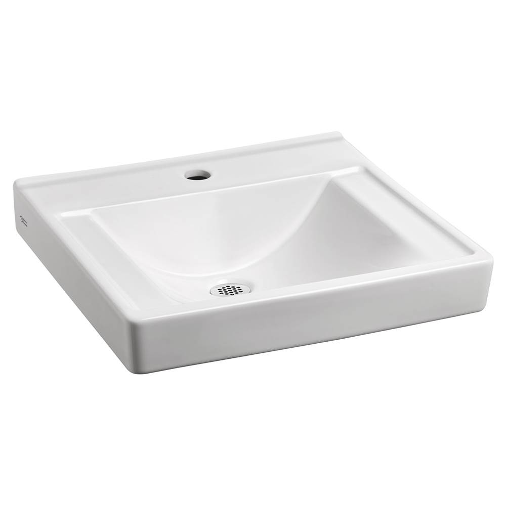 American Standard Decorum® Wall-Hung EverClean® Sink Less Overflow With Center Hole Only
