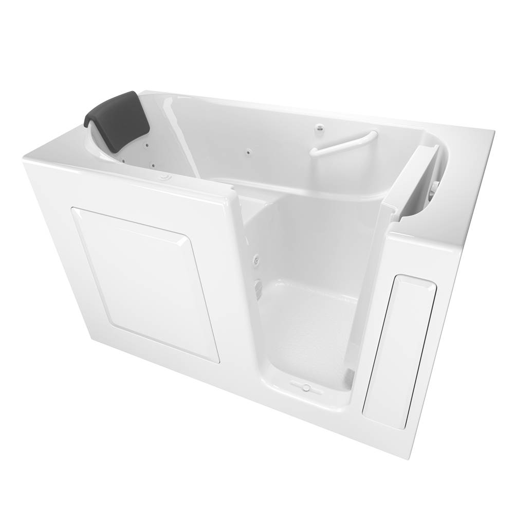 American Standard Gelcoat Premium Series 30 x 60 -Inch Walk-in Tub With Whirlpool System - Right-Hand Drain