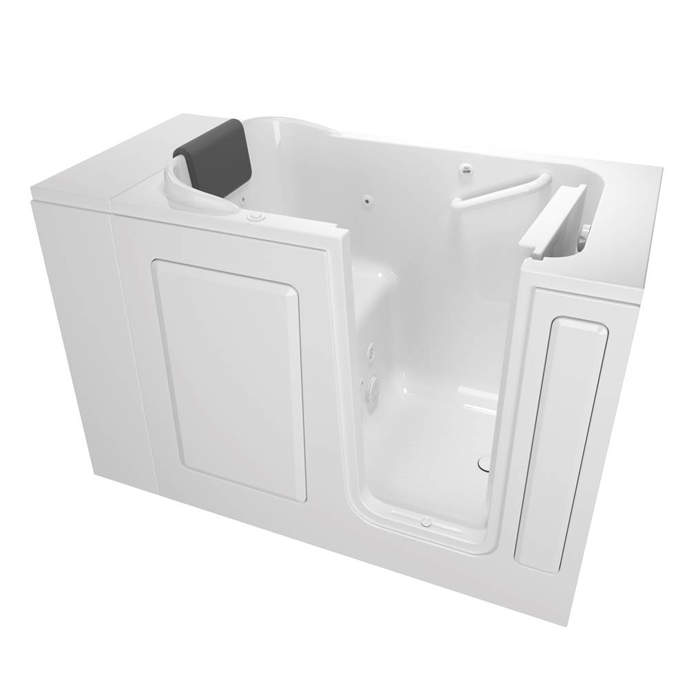 American Standard Gelcoat Premium Series 28 x 48-Inch Walk-in Tub With Whirlpool System - Right-Hand Drain