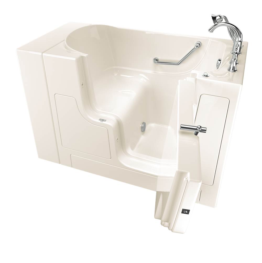 American Standard Gelcoat Value Series 30 x 52 -Inch Walk-in Tub With Soaker System - Right-Hand Drain With Faucet