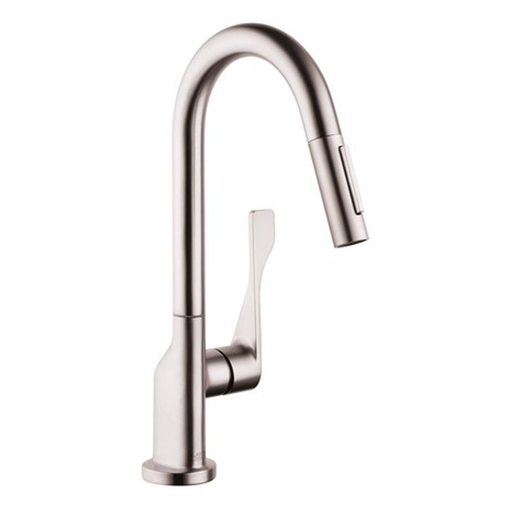 Axor Citterio Prep Kitchen Faucet 2-Spray Pull-Down, 1.75 GPM in Steel Optic