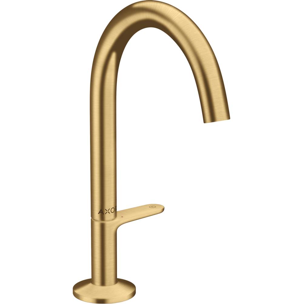 Axor ONE Single-Hole Faucet Select 170, 1.2 GPM in Brushed Gold Optic