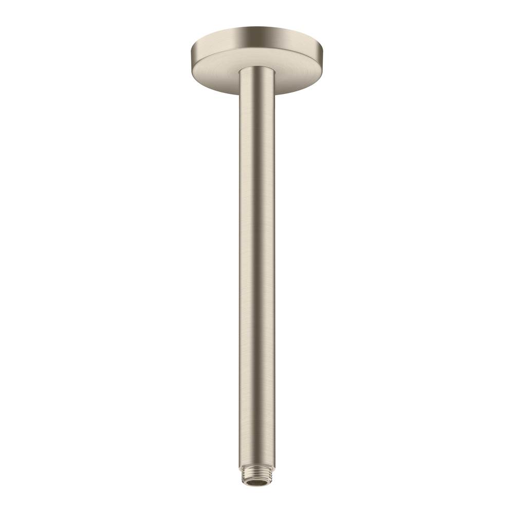 Axor ShowerSolutions Extension Pipe for Ceiling Mount, 12'' in Brushed Nickel
