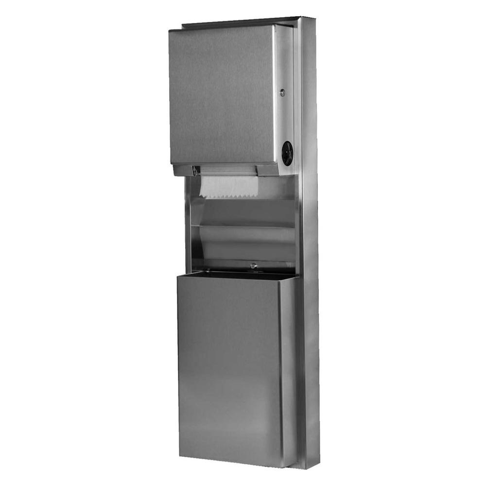Bobrick Convertible Paper Towel Dispenser/Waste Receptacle