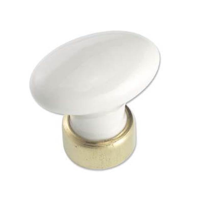 Bouvet Oval porcelain button