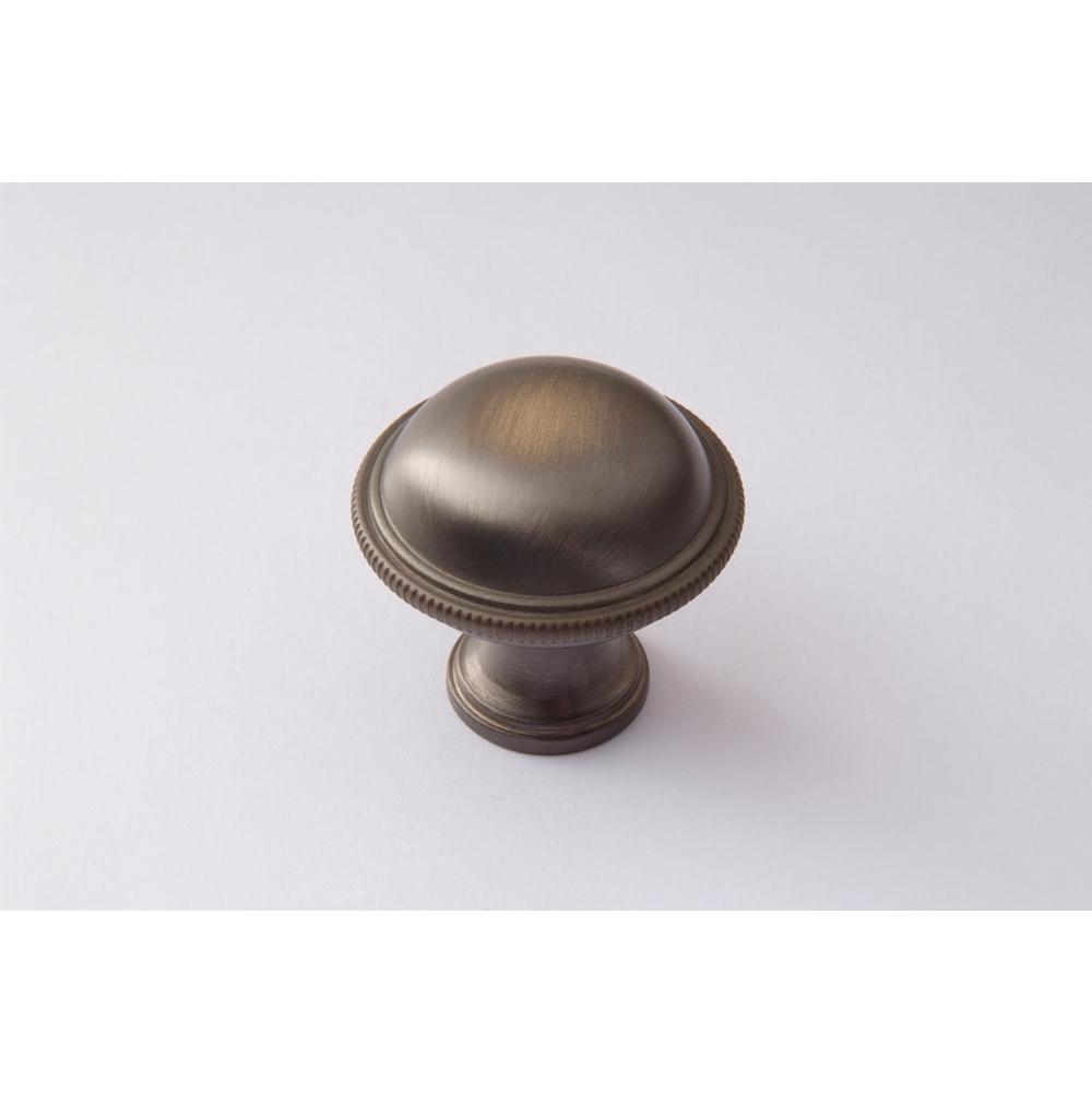 Classic Brass Knob (Coin) - 1-1/2''