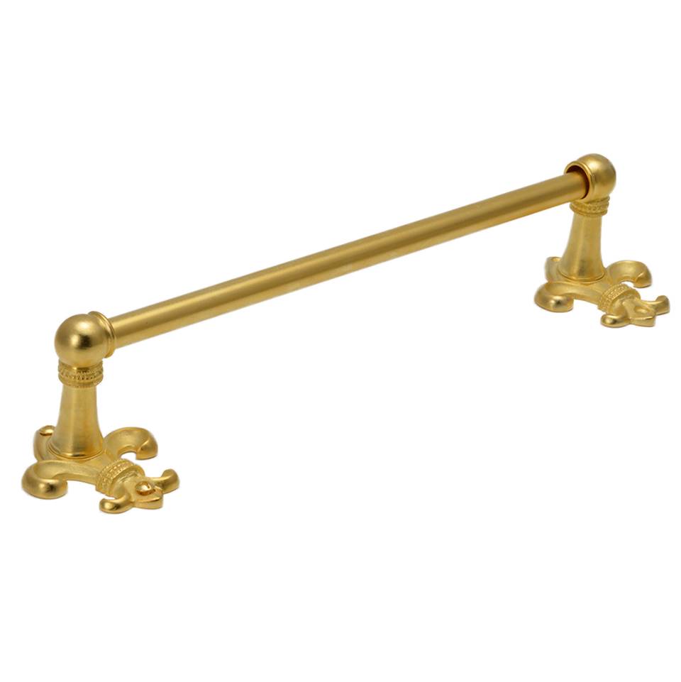 Carpe Diem Hardware Charlemagne 32'' O.C (Approximately) Towel Bar With 5/8'' Smooth Center