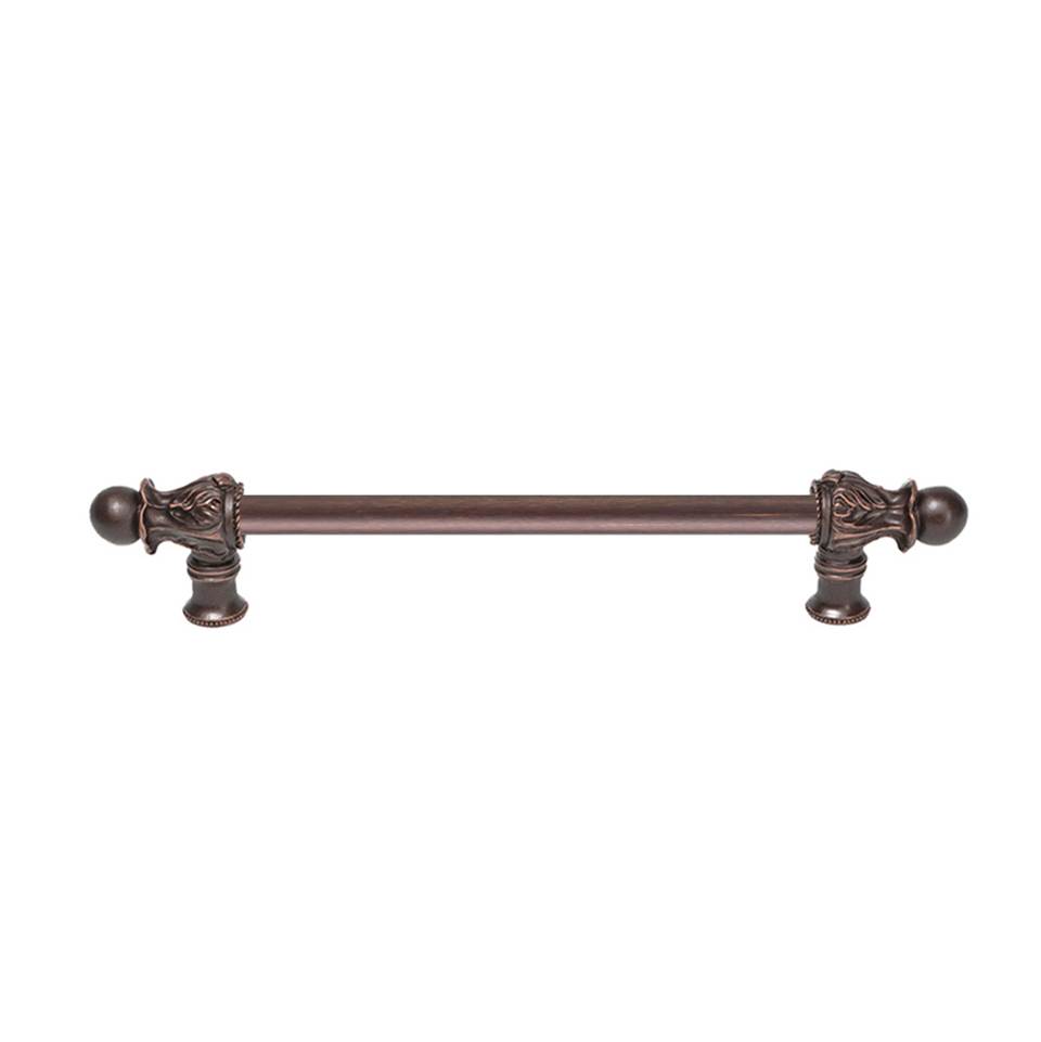 Carpe Diem Hardware Acanthus 9'' O.C. {Approx.} w/ 1/2'' Round Smooth Bar Long Pull Romanesque Style