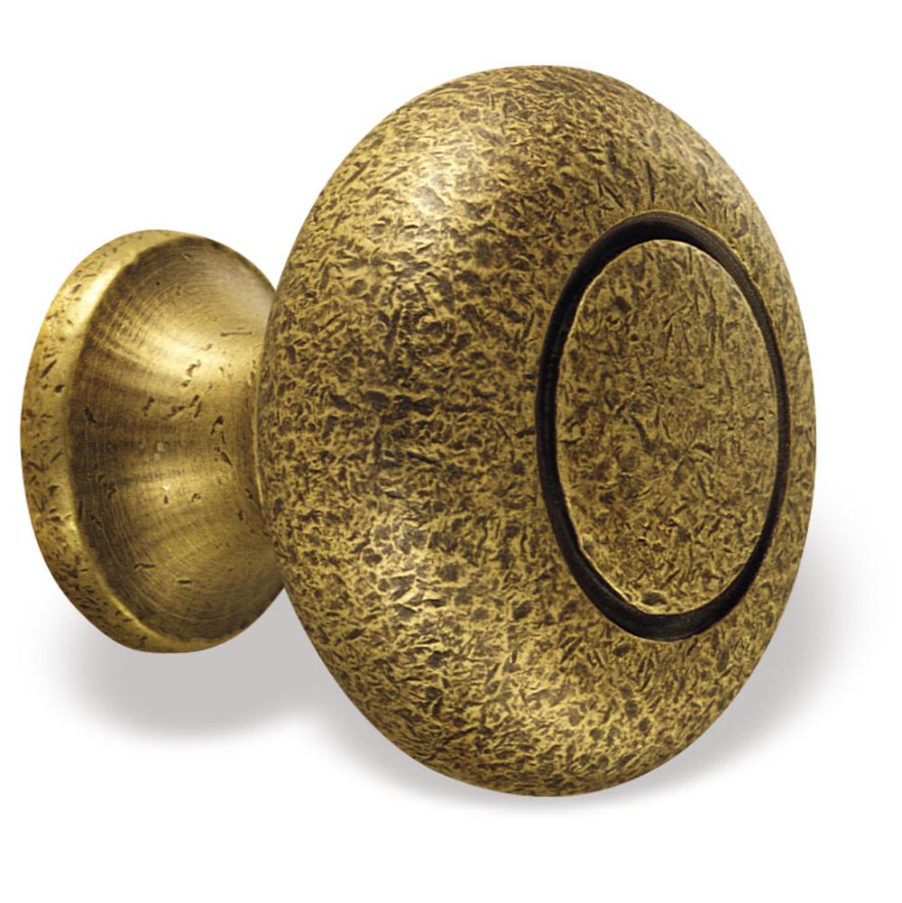 Colonial Bronze Cabinet Knob Hand Finished in Polished Chrome