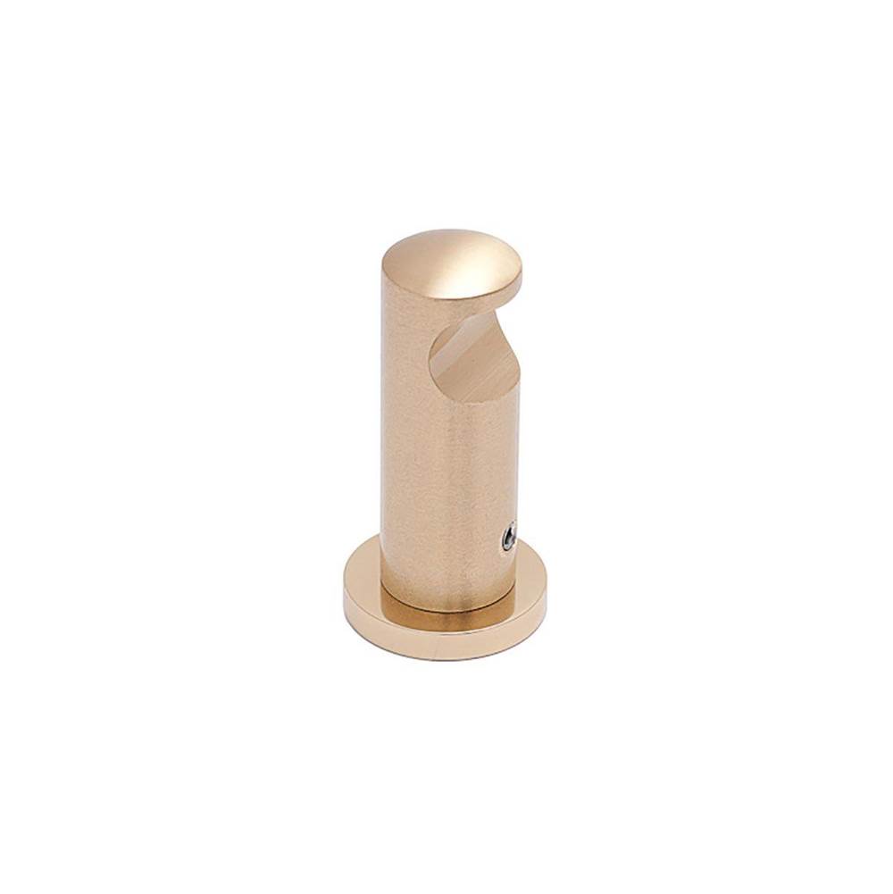 Colonial Bronze Robe Hook Hand Finished in Satin Brass and Satin Nickel