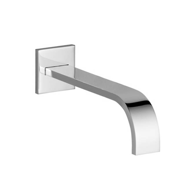 Dornbracht MEM Lavatory Spout, Wall-Mounted Without Drain In Polished Chrome