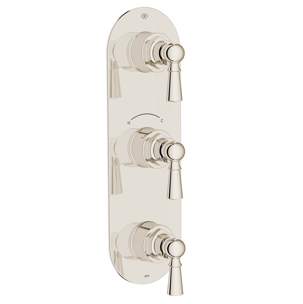 DXV Oak Hill 3-Handle Thermostatic Valve Trim Only with Lever Handles